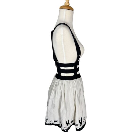Little For Big Skirt W/ Harness White Darko Bad Bunny Cosplay Costume Sz XS - Picture 10 of 11